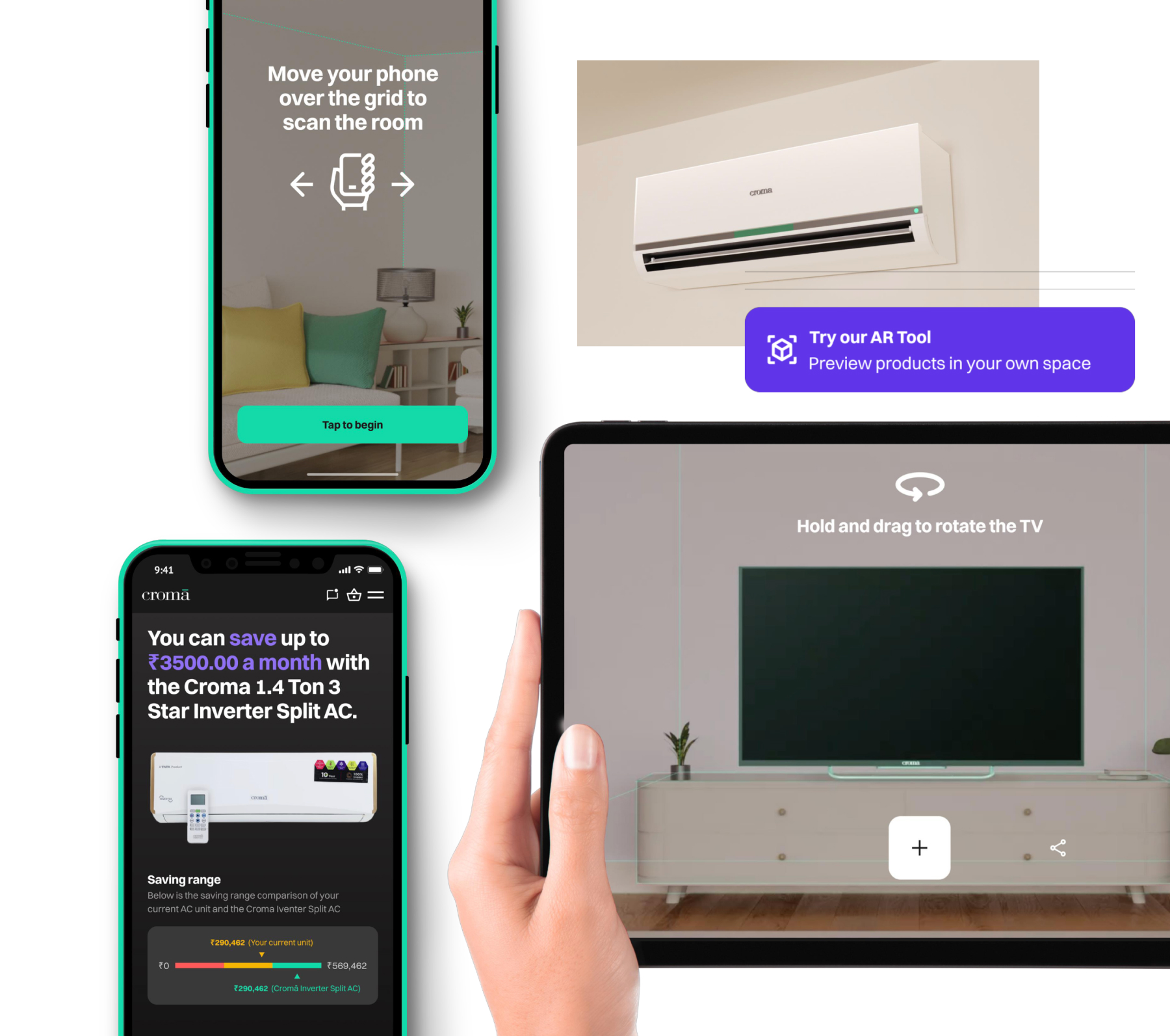 AR tools and room scanner