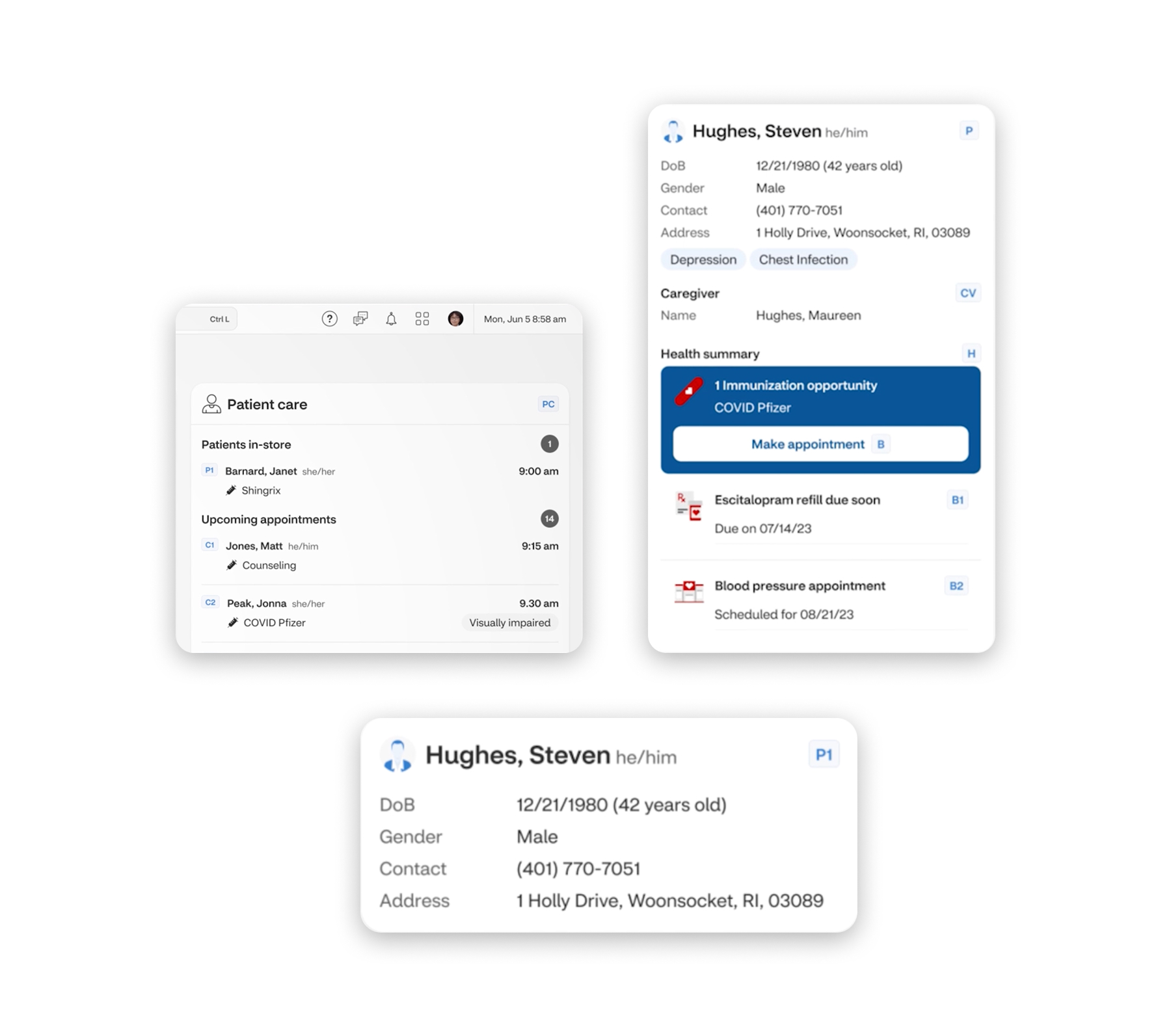 Patient 360 unified profile